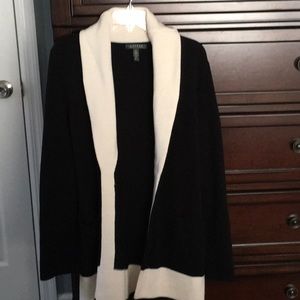 Two tone cardigan XL